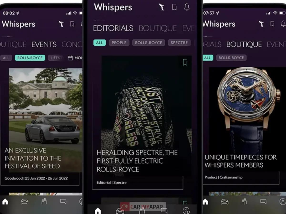 Rolls Royce Spectre Top Feature
